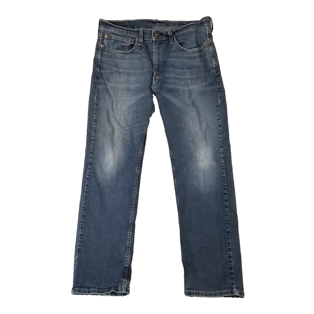 Levi's‎ 559 jeans men's 36x30 relaxed fit straight blue stretch denim pants